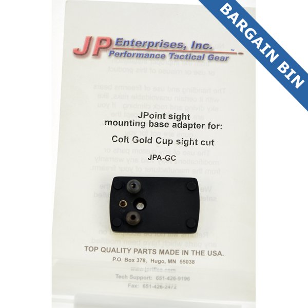 BB700019 JP Enterprises Jpoint Reflex sight mount (Colt Gold Cup) - New